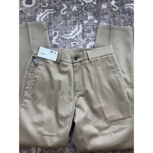 Haggar H26 Men's Chino pants 30x30 30" Beige Straight Fit Khaki No Iron